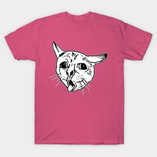 Ugly Coughing Cat Meme T-Shirt